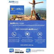 AirSim Travel Sim Card Global Roaming with RM50 Credit