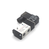 โซลินอยด์วาล์วไฟฟ้า 3/2 พอต ขนาด 2 หุน - Pneumatic Solenoid Valve 3/2 Port 1/4 - 4V210-08  AC220V DC