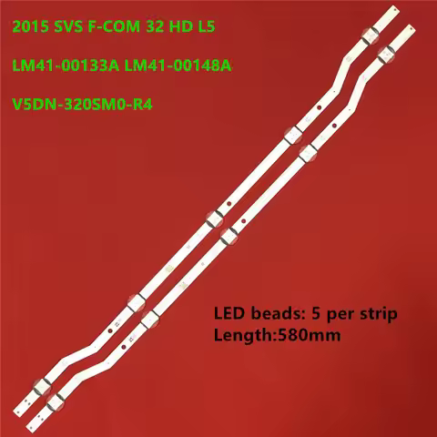 20PCS LED Strip 5Lamps For UA32M4000 UA32M4100 UA32M4500 UA32M5000 UE32M4000 UE32M4002 UA32J40SW V5D