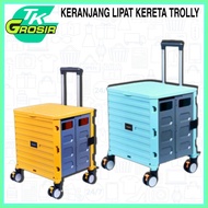 Folding cart trolley cart trolley trolley box folding push box