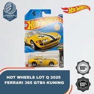 Hot Wheels Ferrari 365 GTB4 Yellow Lot Q 2025 Hotwheels