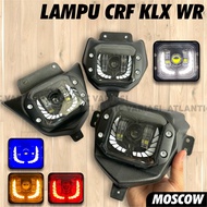 Headlamp Daymaker KLX CRF WR 150 155 + PNP LAMP COVER HOLDER Headlamp Reflector & HRV brand LED Head