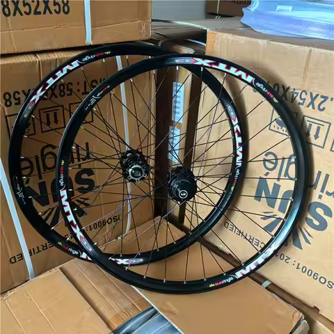Sunringle MTX33 Mountain bike wheel set 26/27.5 29inch MTB Aluminum alloy Disc Brake 5 Bearings 8-12