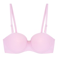32A 34A 36A 38A Cup Underwired Strapless Half cup Bra (Baju Dalam Perempuan Berdawai) 有钢圈半杯内衣