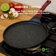 MOEGEN Crepe Pan / Crepe Maker / Grill Pan 30cm Non-Stick Frying Pan