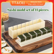 【Local Seller】11Pcs/Set sushi maker sushi mould 壽司模具 acuan sushi sushi mould set acuan sushi murah s