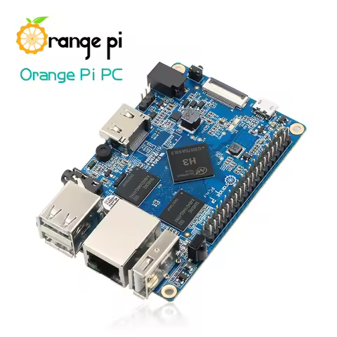 Orange Pi PC Single Board Computer 1GB RAM DDR3 Mini PC Allwinner H3 Quad-Core Development Board Run