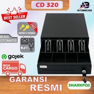 ADA READY Cash Drawer Mini Sharkpos CD320 Laci Uang Kasir Minimarket Support RJ 11 Tempat Uang Kotak