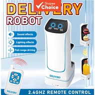 Novel Remote-controlled Car Toys, Electric Food Delivery Robots, Small Item Transportation Games Fun