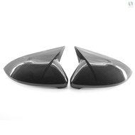 2PCS Side Mirror Cover Trim Replacement For VW Golf 7 7.5 MK7 7.5 GTI R 14-19  A0223