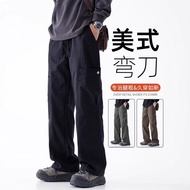 2025 Jacket Pants Overalls Casual Pants Men Loose Casual Straight Outdoor Sports Men Long Pants bgt1