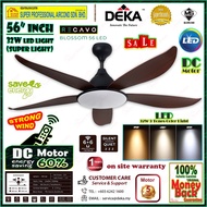 Recavo Ceiling Fan BLOSSOM 56 LED Remote Control Ceiling Fan With LED Light (32W LED) Deka DC Fan 56 inches 6 Speed