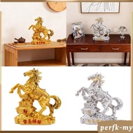 [PerfkMY] Rich Horse Statue Money Horse Statue Chinese New Year Collectible Horse Art