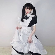 【COSER 77】 ชุดเมด ◈แม่บ้าน ชุดแม่บ้าน สาวใช้เสื้อเชิ้ตแขนยาวผู้หญิง Lolita อนิเมะชุดคอสเพลย์สาวใช้ C