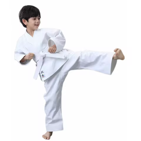 280GSM Karate Suits WKF Aprroved 10 OZ Weight Karate GI Martial Arts Uniform With White Belt Include
