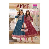 Lakme Vol 2 By Diya Trends Rayon Anarkali Kurtis S to 5XL
