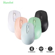 BLUEVELVET Ergonomics Wireless Mouse, Rechargeable 2.4Ghz+BT5.0|Wireless Mouse, Gamer Mouse 1600DPI 