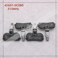 4X TYRE PRESSURE SENSOR FOR 2008-2018 TOYOTA SEQUOIA 315MHz TIRE PRESSURE SENSOR TPMS SENSOR 42607-0
