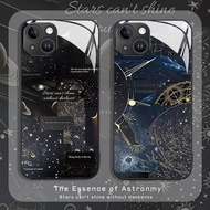 New phone protective case 适用苹果16promax手机壳iPhone15拼接十二星座14pm新款13mini玻璃