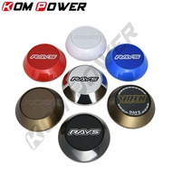 4PCS 60MM RAYS Center Rim Cap VOLK RACING Logo Emblem Stickers Sport Rim Cover Wheel Centre Cap Chro