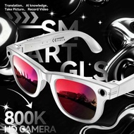 New 8MP Camera Smart Sunglasses Video Recording AI Photo Recognition Eyeglasses Wireless Bluetooth C