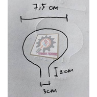 Tubular Heater Pipe circle 8 mm x circle diameter 75 mm 220 VOLT