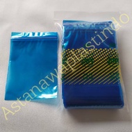 Plastic clips 7x10 plainbiru 100 pcs 7 x 10 cm SMPI ziplock 10x7 zipper