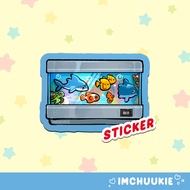 Heisei Retro Fish Tank Aquarium Matte Sticker | imChuukie