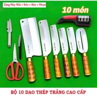 KB07 Kitchen knife set, M3 stainless steel white knife set forged from 420J2 Japanese white steel