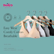 Miko Bra C607 - 85%Cotton 5%EA  10%PES / Soft Support/ Lightly Padded/ 3/4 Cup