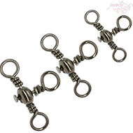 JWENTY Swivel Ring Fishing Accessories Lure Line Carp Barrel 3 Way Fishing Swivel