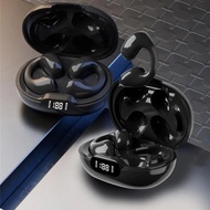 Jr05 Earclip Tws Bluetooth Earphone Paparan Digital Tanpa Wayar Sentuhan Sukan Esports Permainan Erp