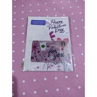 Starbucks card US with greeting card