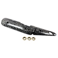 YAMAHA Y15ZR V1 V2 EXHAUST COVER NEW COLOUR BLACK DIAMOND & FORGED CARBON Y15 MUFFLER SIDE CAP BODY 