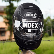 หมวกกันน็อคINDEX 811 แว่น2ชั้น