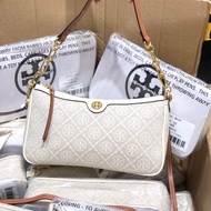 ️ White Textured TB Bag