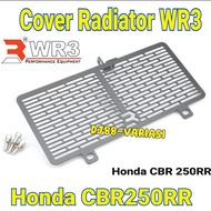Wr3 cbr250rr radiator cover, cbr 250rr radiator protector, guard cover