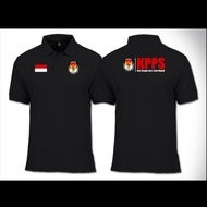 Kaos Polo Shirt Tshirt Baju Kerah Distro KPPS PPS Nama panitia pemungutan suara pemilu KPU pilkada s