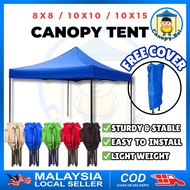 Canopy Boi Pasar Malam Khemah Lipat Waterproof Canopy, Canopy Tent, Khemah Niaga Full Set 8x8 10x10 