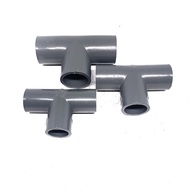 ECS Tee Pipe Plain PVC Pipe Connector