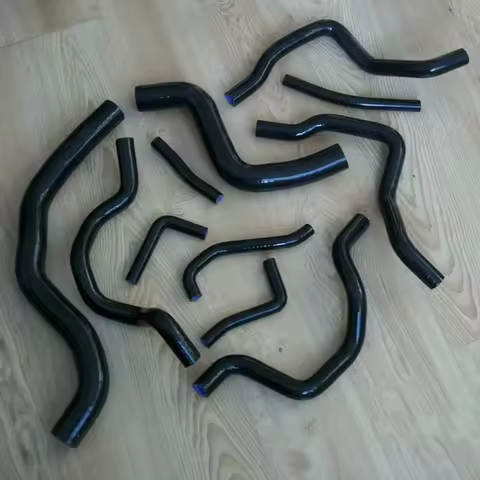 11PCS For 95 99 MITSUBISHI Eclipse 2G DSM GST 4G63 Turbo 2.0L Silicone Radiator Hose FIT 1995-1999 9