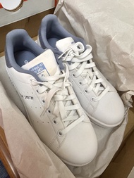 adidas stan smith white baby blue 粉藍白 女裝 UK4 US4.5