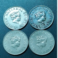 Brunei A Set Of 50 Cent 1978 -1981 ( 4 Coins )