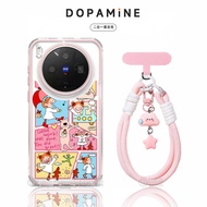 Suitable for vivox300 Phone Case New Style x200 Protective Cases x100 pro Cute coco Sauce x90 All-In