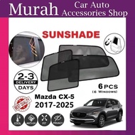 Mazda CX5  CX-5 2017-2025 Magnetic Fit Sunshade 【6pcs】