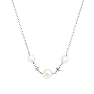【Direct From Japan】[BLOOM] WEB Exclusive June Birthstone Akoya Pearl Silver Rhodium Plated Necklace 
