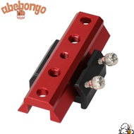 ABEBONGONY Guide Scope Base, 1/4 Hole Aluminum Finder Scope Mount, Universal M8 Hole Quick-release 7