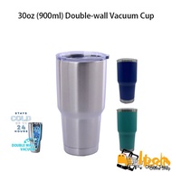 30oz/900 ml Stainless Steel Tumbler, ainless Steel Vacuum Insulated Double Wall Travel Tumbler 不锈钢保温瓶 30oz/900ml