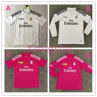 2014 2015 Real Madrid Home away short long sleeve Soccer Jersey Shirt 14/15 Football Clothes S-XXL