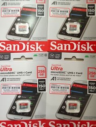 全新 香港行貨 包平郵 Sandisk 256G 256GB micro sd / tf card / 相機 手機記憶卡 MicroSD XC UHS-1 ip cam camera 數碼相機 記憶卡